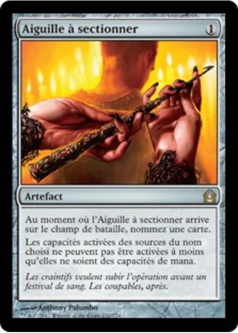 Aiguille à sectionner