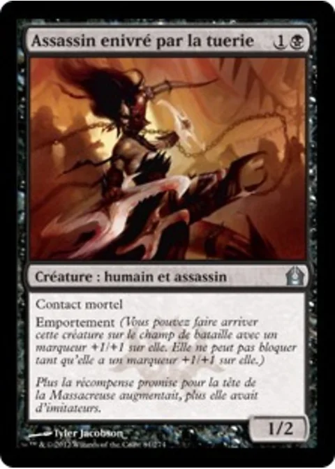 Assassin enivré par la tuerie