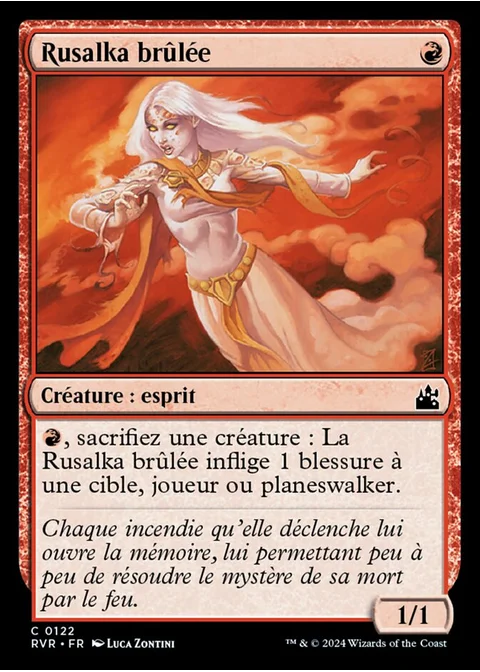 Rusalka brûlée