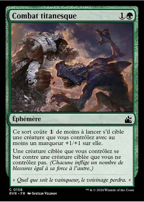Combat titanesque