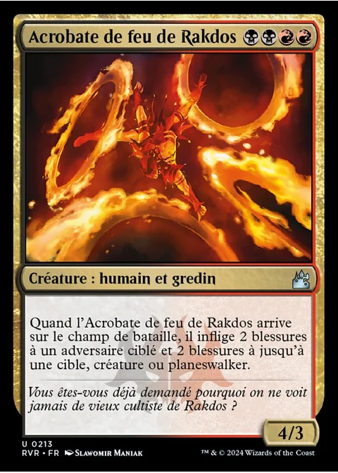Acrobate de feu de Rakdos