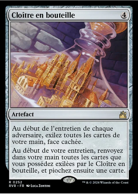 Cloître en bouteille