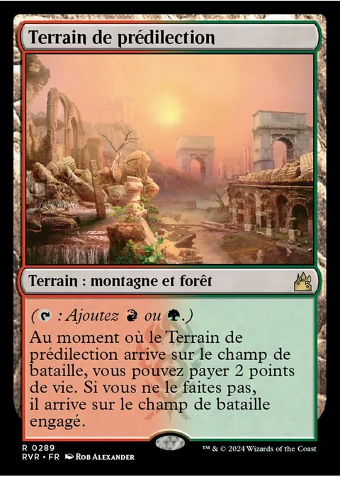 Terrain de prédilection