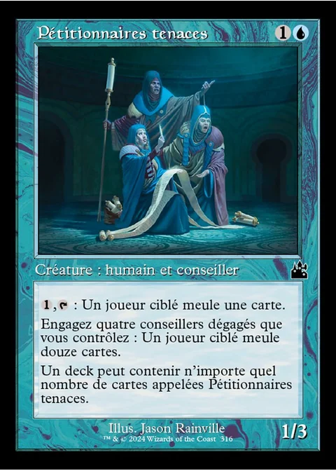 Pétitionnaires tenaces