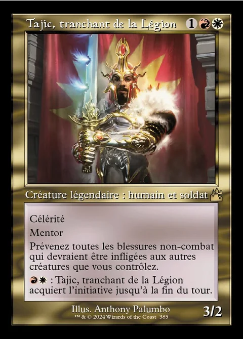 Tajic, tranchant de la Légion