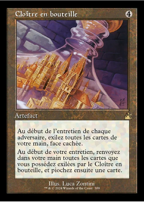 Cloître en bouteille