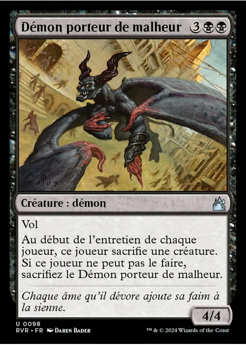 Démon porteur de malheur
