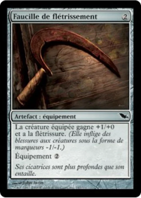 Faucille de flétrissement