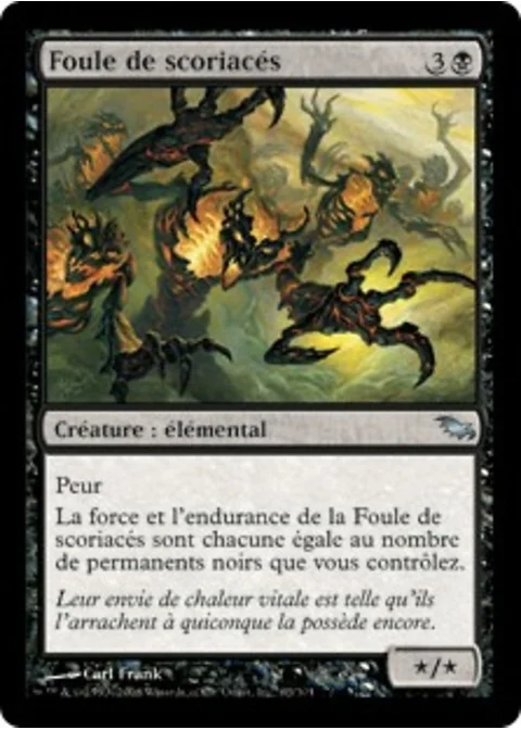 Foule de scoriacés