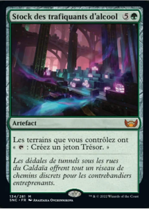 Stock des trafiquants d'alcool