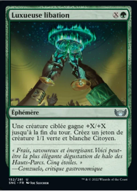 Luxueuse libation