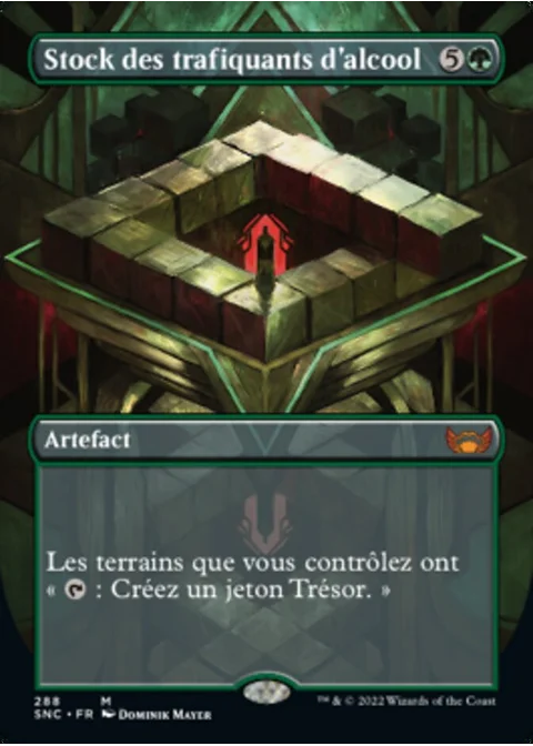 Stock des trafiquants d'alcool