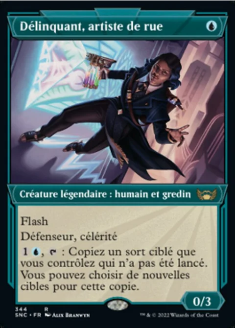 Délinquant, artiste de rue