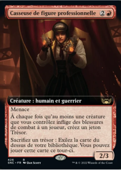 Casseuse de figure professionnelle