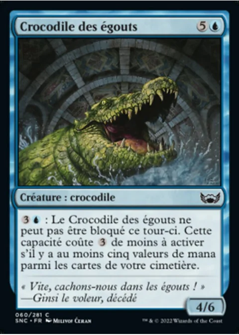 Crocodile des égouts