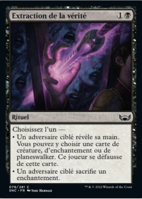 Extraction de la vérité