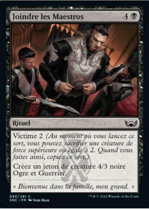 Joindre les Maestros