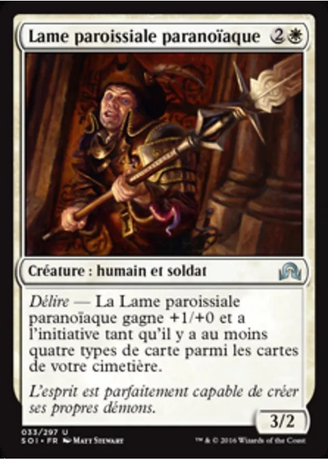 Lame paroissiale paranoïaque