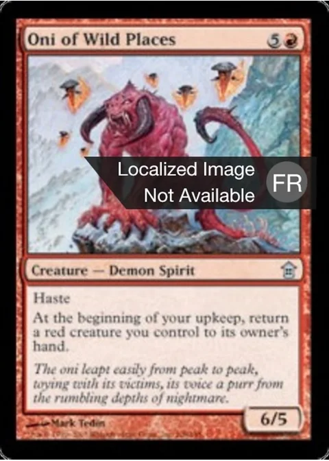 Oni des lieux sauvages