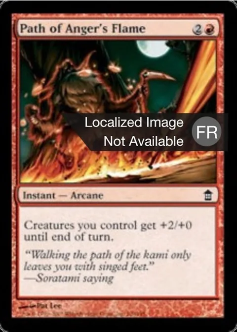 Chemin des flammes de la colère