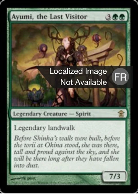 Ayumi, la dernière visiteuse