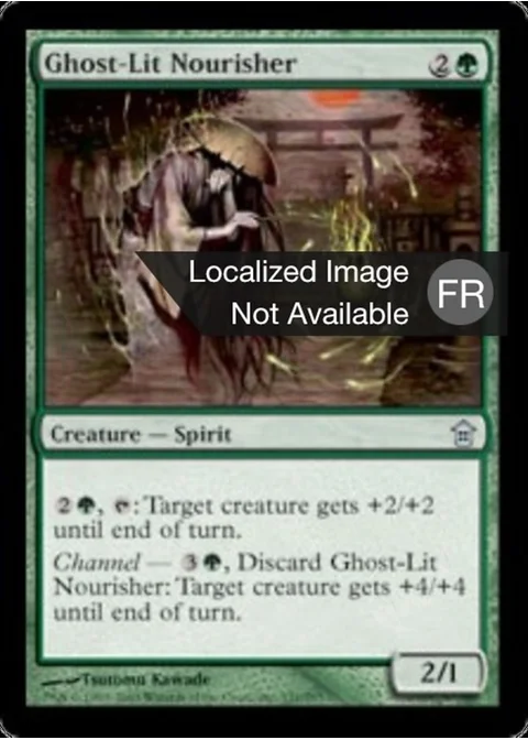 Nourrisseuse nimbée de fantômes