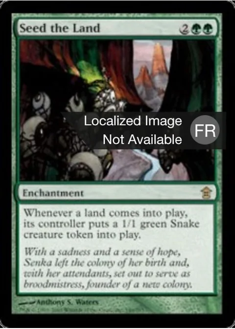 Ensemencement de la terre