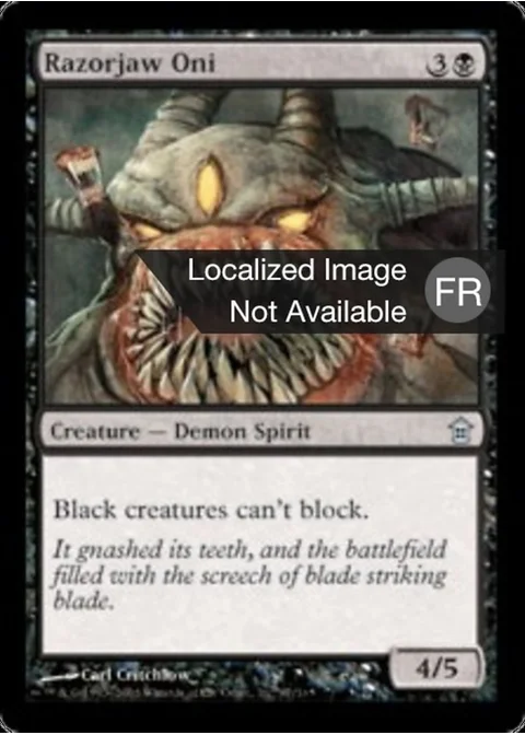 Oni aux mâchoires de rasoir