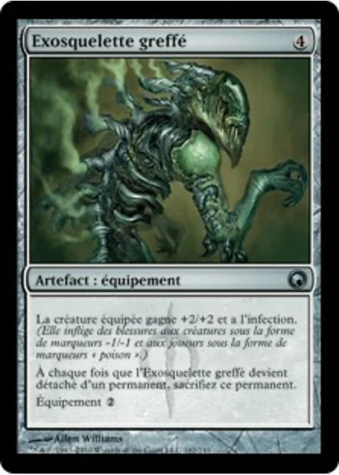 Exosquelette greffé