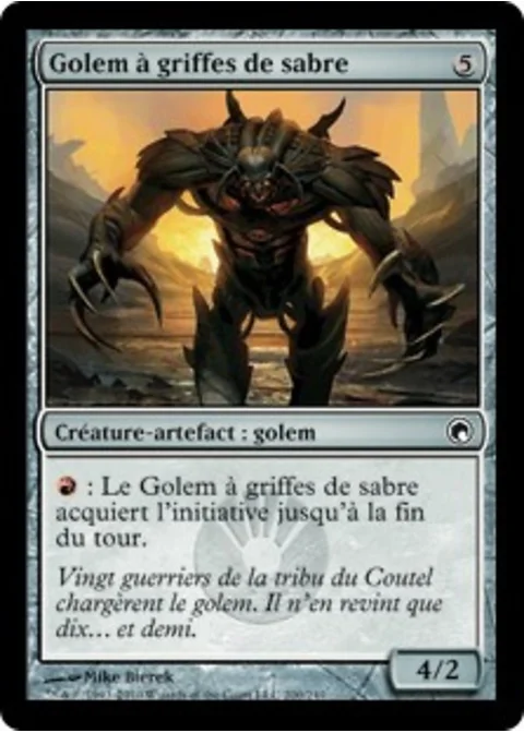 Golem à griffes de sabre