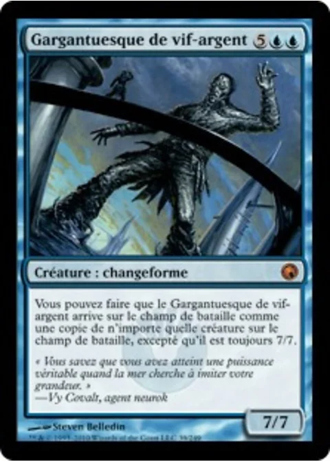 Gargantuesque de vif-argent