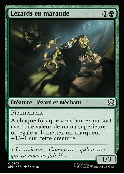 Lézards en maraude
