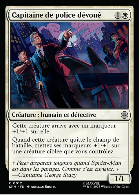 Capitaine de police dévoué