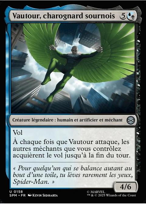 Vautour, charognard sournois