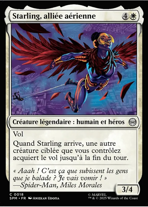 Starling, alliée aérienne