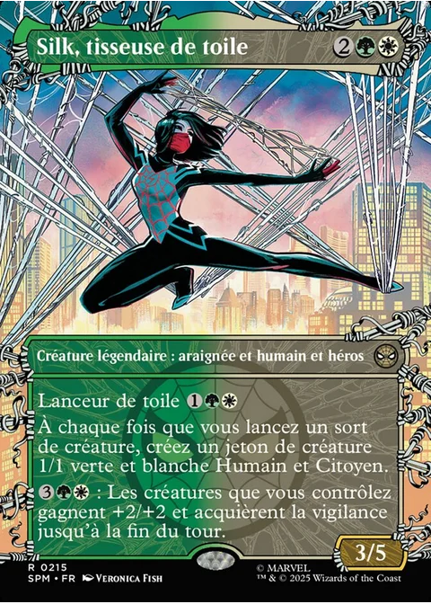 Silk, tisseuse de toile