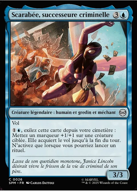 Scarabée, successeure criminelle