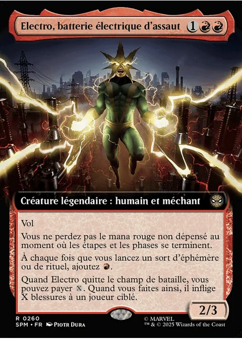 Electro, batterie électrique d'assaut