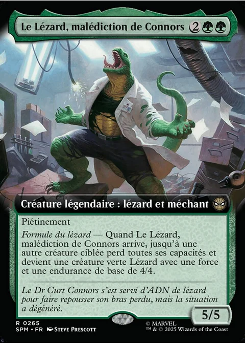 Le Lézard, malédiction de Connors