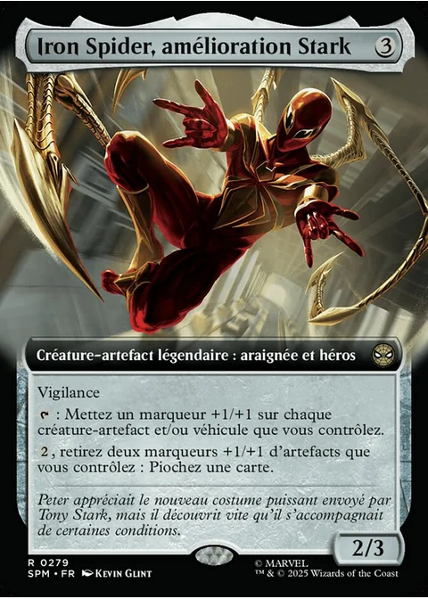 Iron Spider, amélioration Stark