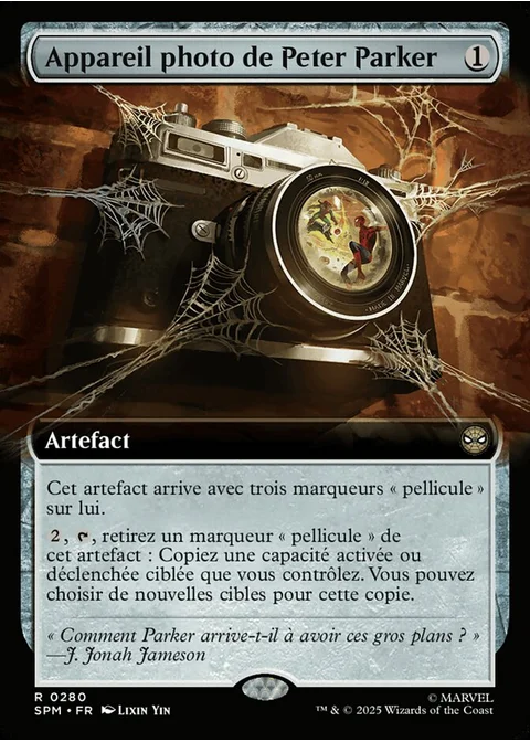 Appareil photo de Peter Parker