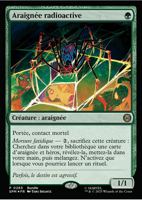 Araignée radioactive