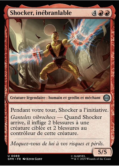 Shocker, inébranlable