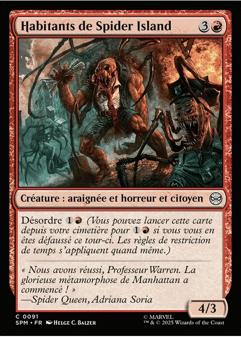 Habitants de Spider Island