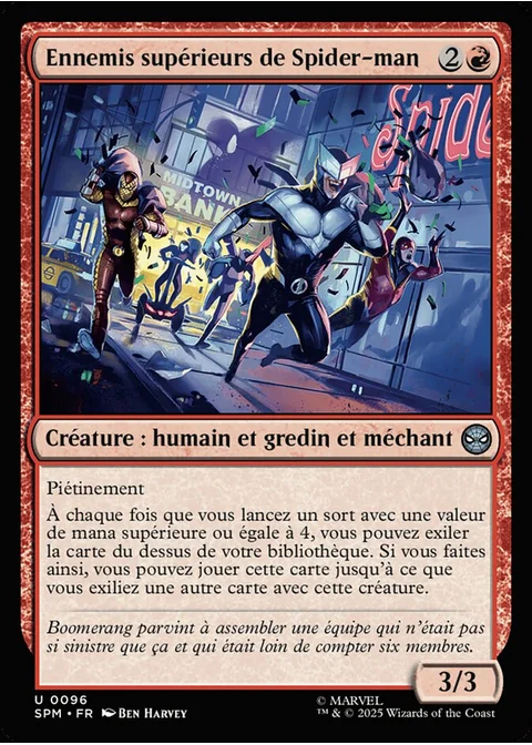 Ennemis supérieurs de Spider-man