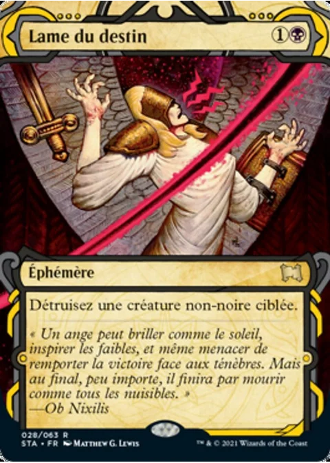 Lame du destin
