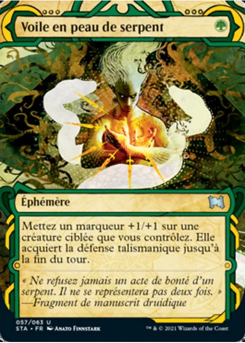 Voile en peau de serpent