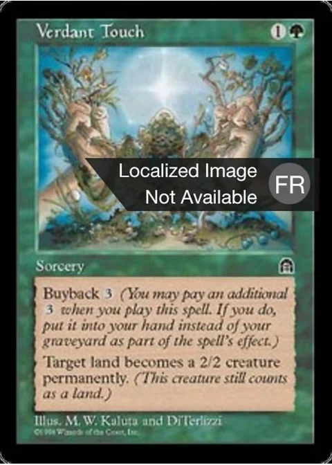 Toucher de verdoiement