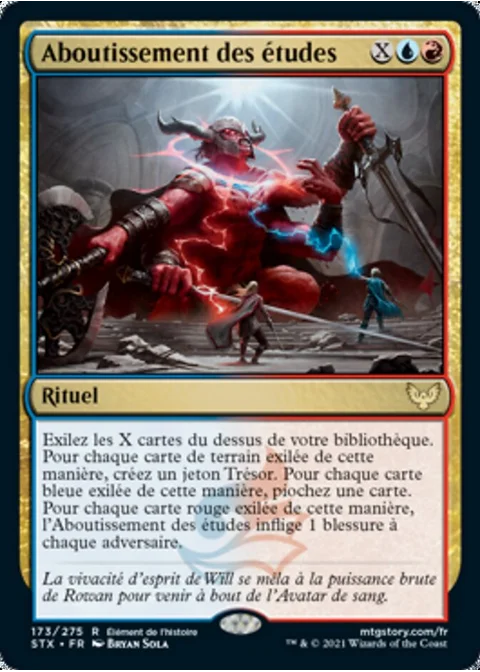 Aboutissement des études