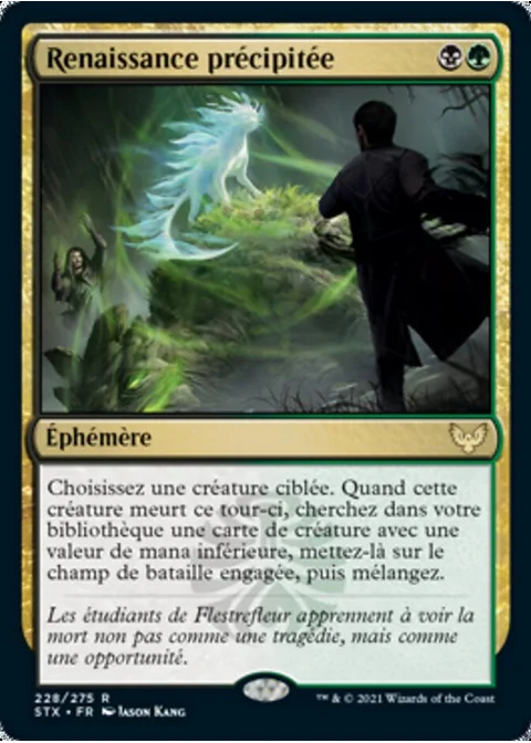 Renaissance précipitée